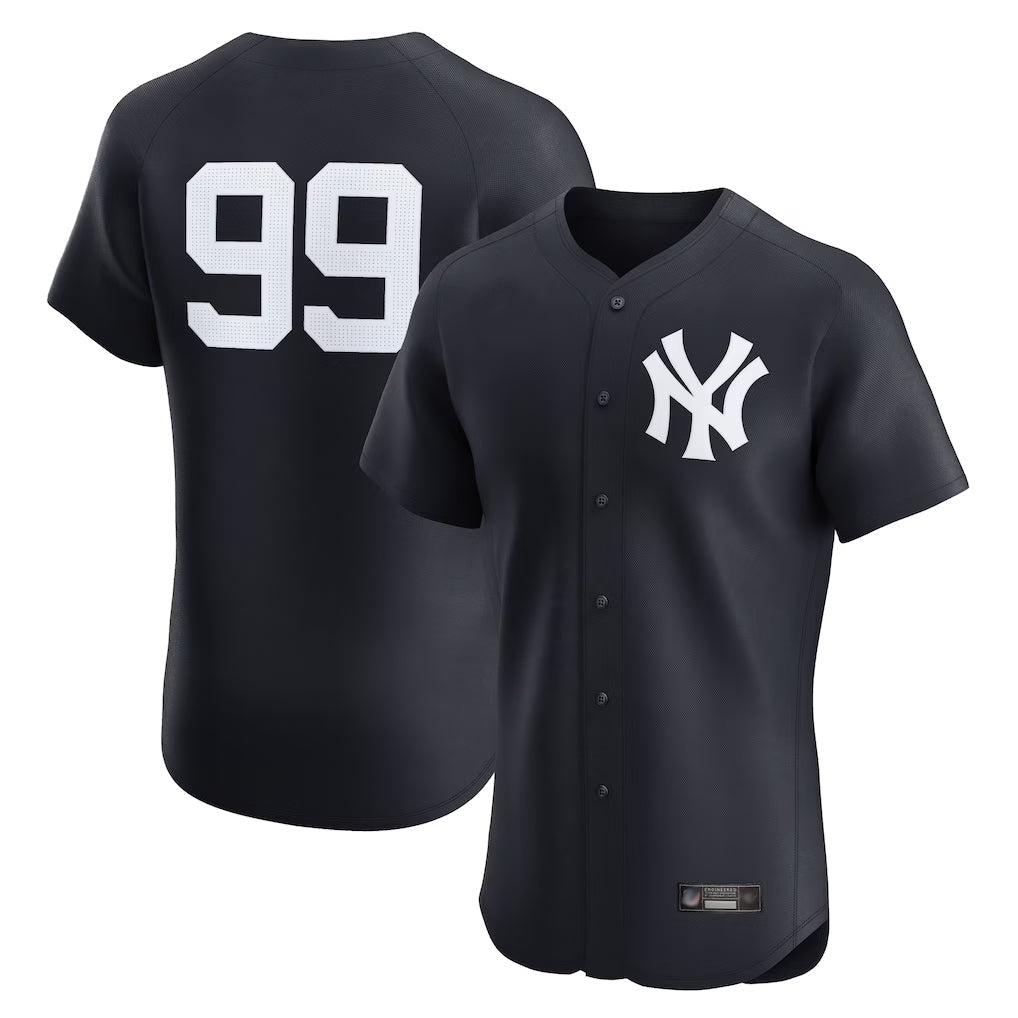 NY.Yankees #99 Aaron Judge Player Navy Limited Home Elite Game Stitched Jerseys