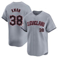 C.Guardians #38 Steven Kwan Player Gray Road Limited Home Gdoa Stitched Jerseys