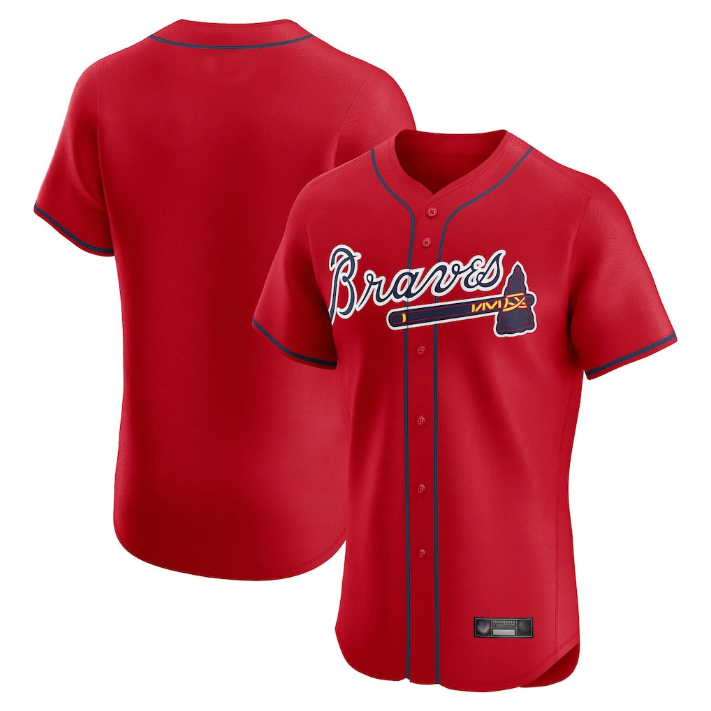 A.Braves ## Braves Blank Player Red Limited Elite Home Game Gdoa Stitched Jerseys