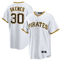 P.Pirates #30 Paul Skenes Player White Home Game Stitched Jerseys