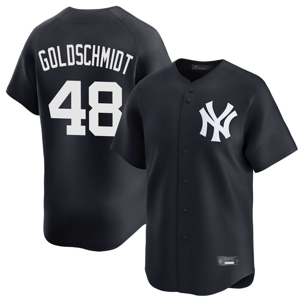 NY.Yankees #48 Paul Goldschmidt Player Navy Limited Stitched Jerseys