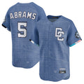 W.Nationals #5 CJ Abrams Player Blue City Connect Limited Stitched Jerseys