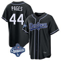 LA.Dodgers #44 Andy Pages Player Black World Series Meet Carbon Limited Home Gdoa Stitched Jerseys