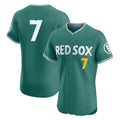 B.Red Sox #7 Masataka Yoshida Player Green City Connect Limited Elite Home Game Gdoa Stitched Jerseys