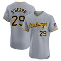 P.Pirates #29 Ryan O¡¯Hearn Player Gray Road Home Limited Elite Gdoa Stitched Jerseys