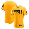 P.Pirates ## Pirates Blank Player Gold City Connect Home Limited Stitched Jerseys