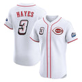 C.Reds #3 Ke'Bryan Hayes Player White Speedway Classic Limited Elite Home Gdoa Stitched Jerseys