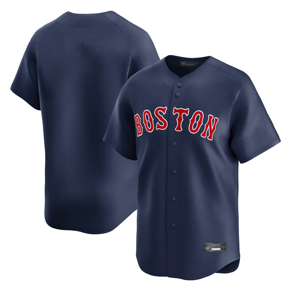 B.Red Sox ## Red Sox Blank Player Navy Limited Home Game Gdoa Stitched Jerseys