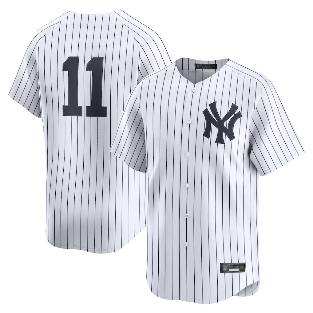 NY.Yankees #11 Anthony Volpe Player White Limited Home Stitched Jerseys