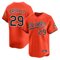 B.Orioles #29 Samuel Basallo Player Orange Limited Home Game Gdoa Stitched Jerseys