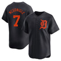D.Tigers #7 Kevin McGonigle Player Navy Home Limited Gdoa Stitched Jerseys