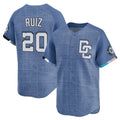 W.Nationals #20 Keibert Ruiz Player Light Blue Limited City Connect Gdoa Stitched Jerseys