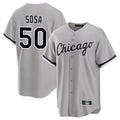 C.White Sox #50 Lenyn Sosa Player Gray Home Game Gdoa Stitched Jerseys