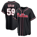P.Phillies #59 Jhoan Duran Player Black Fashion Out Home Game Stitched Jerseys