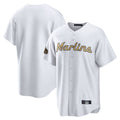 M.Marlins ## Marlins Blank Player Gold  Home Game Gdoa Stitched Jerseys