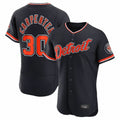 D.Tigers #30 Kerry Carpenter Player Navy Limited Elite Home Game Gdoa Stitched Jerseys