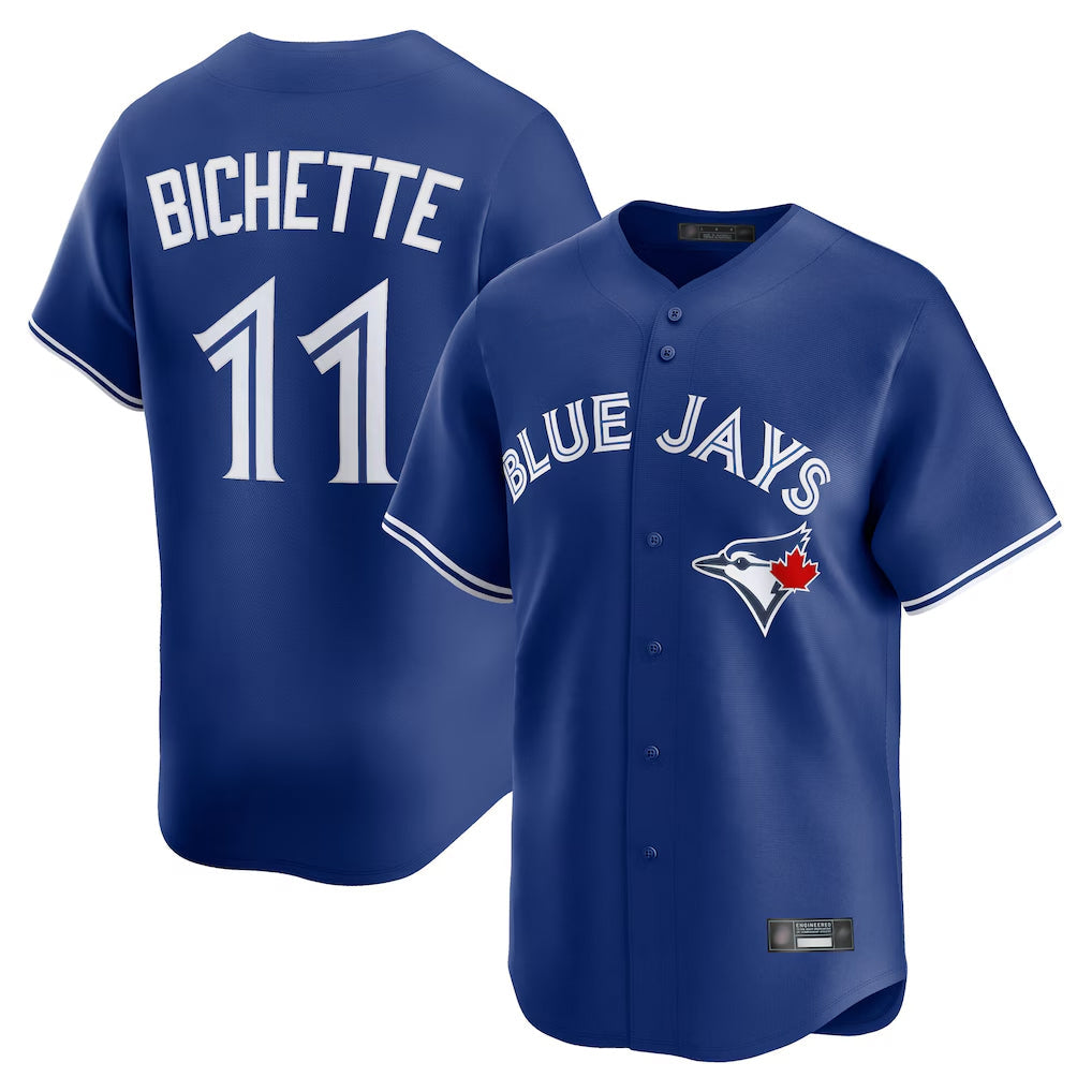 T.Blue Jays #11 Bo Bichette Player Royal Limited Home Gdoa Stitched Jerseys