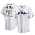 H.Astros #71 Josh Hader Player Gold Collection Game Home Gdoa Stitched Jerseys