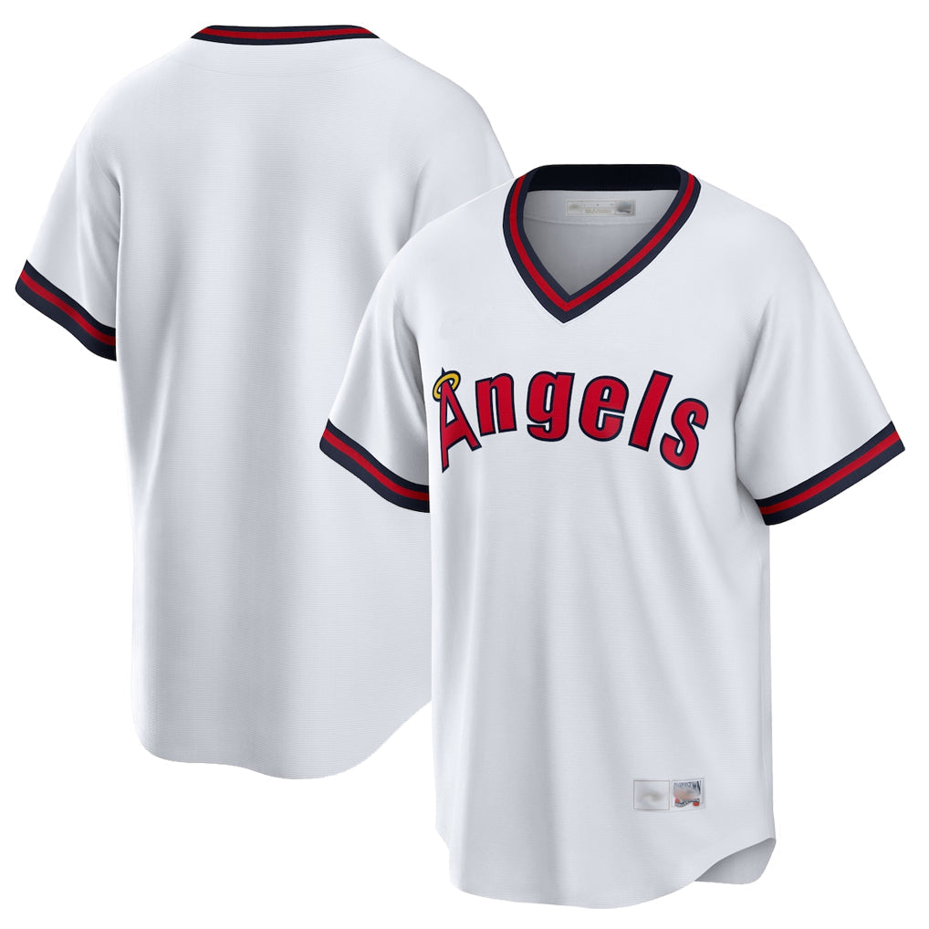 LA.Angels ## Angels Blank Player White T-shirt Home Game Gdoa Stitched Jerseys