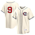 C.Cubs #9 Miguel Amaya Player Cream Field of Dreams Home Game Gdoa Stitched Jerseys