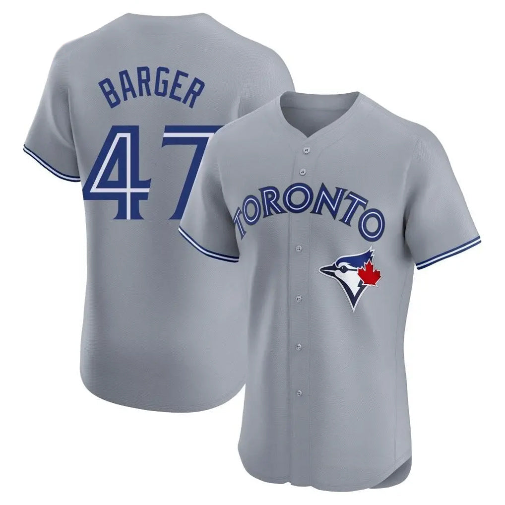 T.Blue Jays #47 Addison Barger Player Gray Elite Limited Stitched Jerseys