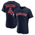 C.Guardians #4 Brayan Rocchio Player Navy Limited Elite Home Gdoa Stitched Jerseys