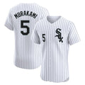 C.White Sox #5 Munetaka Murakami Player White Stripe Limited Elite Home Gdoa Stitched Jerseys
