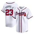 A.Braves #23 Michael Harris II Player White Limited Home Game Gdoa Stitched Jerseys