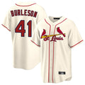 St. Louis Cardinals #41 Alec Burleson Player Cream Home Game Stitched Jerseys