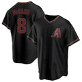 A.Diamondbacks #8 James McCann Player Black Replica Alternate Stitched Jersey