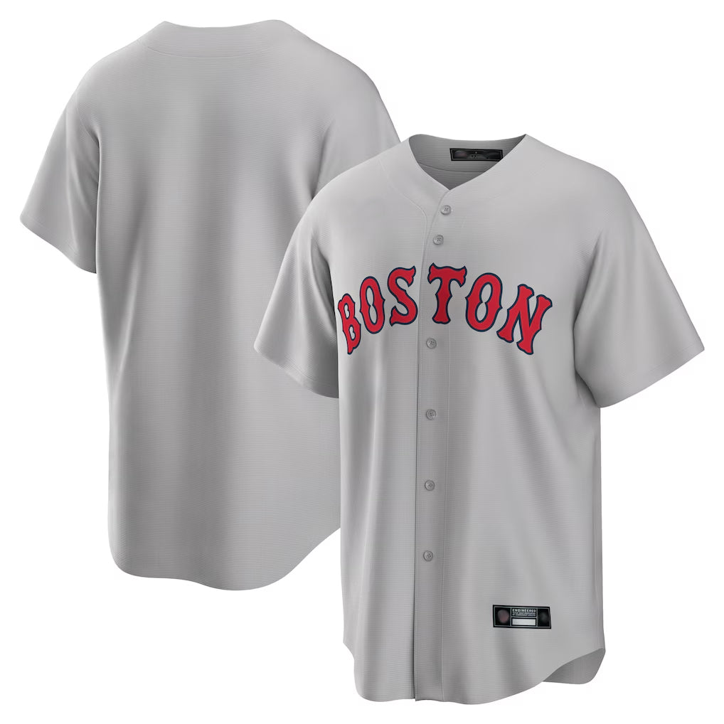 B.Red Sox ## Red Sox Blank Player Gray Road Home Game Gdoa Stitched Jerseys