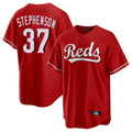 C.Reds #37 Tyler Stephenson Player Red Home Game Gdoa Stitched Jerseys