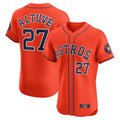 H.Astros #27 Jose Altuve Player Orange Home Limited Elite Gdoa Stitched Jerseys