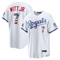 LA.Dodgers #7 Bobby Witt Jr. Player White 2026 All-Star Edition Stars & Stripes Home Game Gdoa250Ys Stitched Jerseys