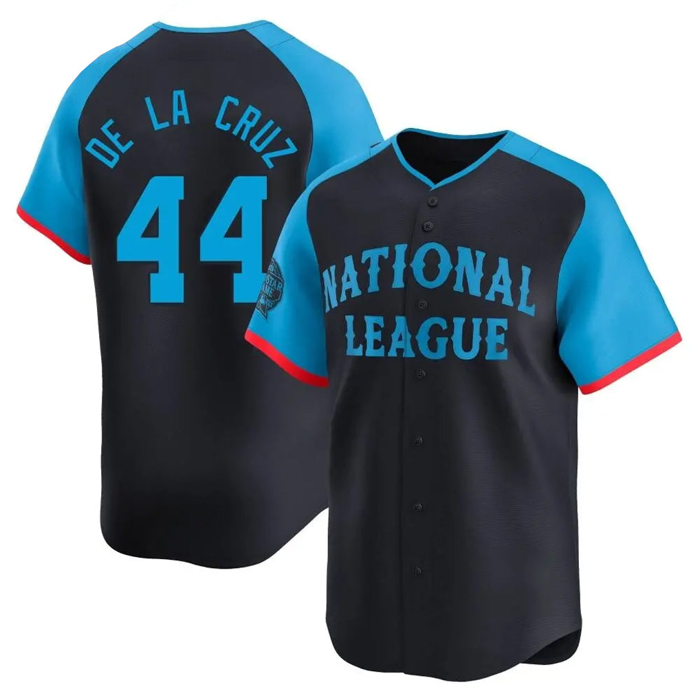 C.Reds #44 Elly De La Cruz Player Navy Limited National League All-Star Game Gdoa Stitched Jerseys
