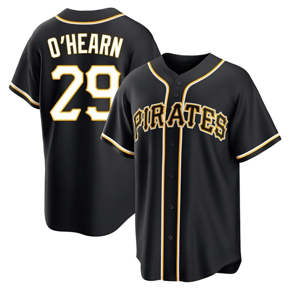 P.Pirates #29 Ryan O¡¯Hearn Player Black Fashion Out Home Game Stitched Jerseys