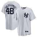 NY.Yankees #48 Paul Goldschmidt Player White Game Home Stitched Jerseys
