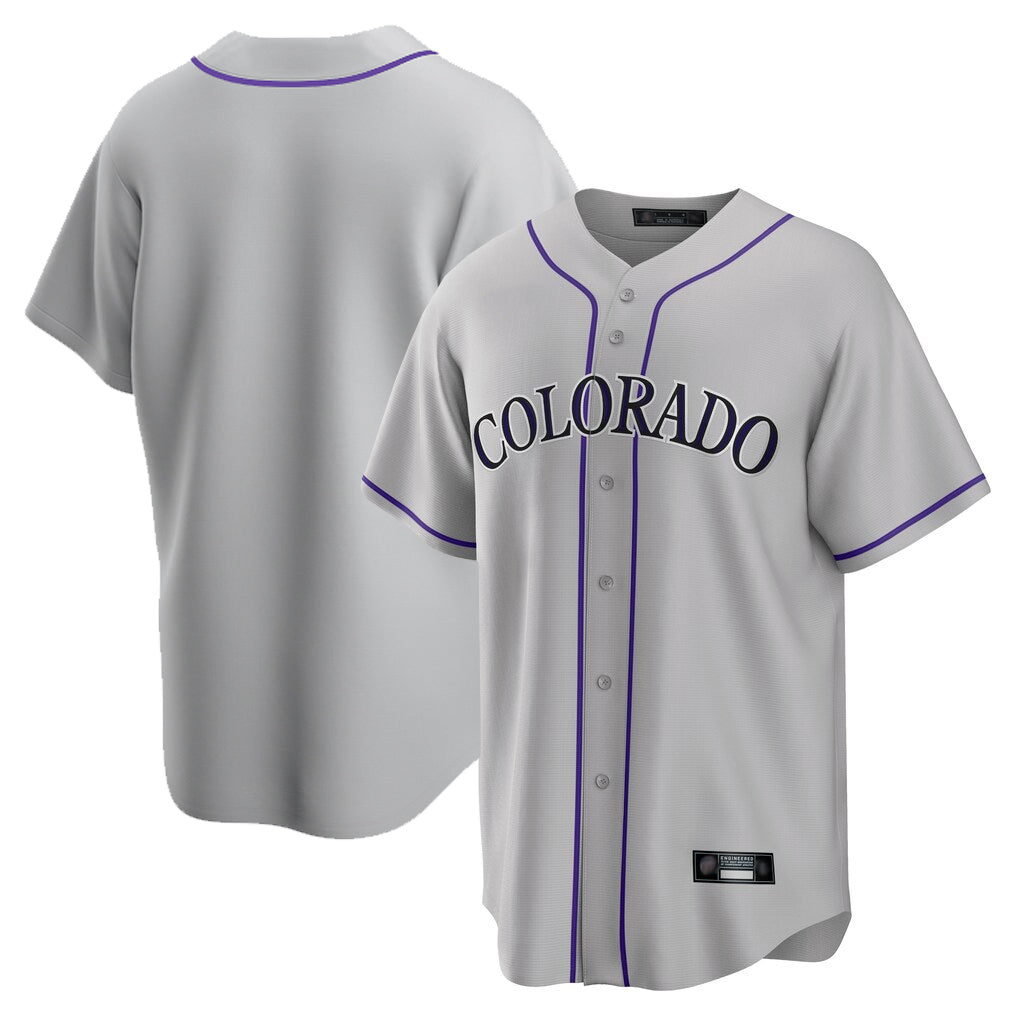 C.Rockies ## Rockies Blank Player Gray Game Home Gdoa Stitched Jerseys