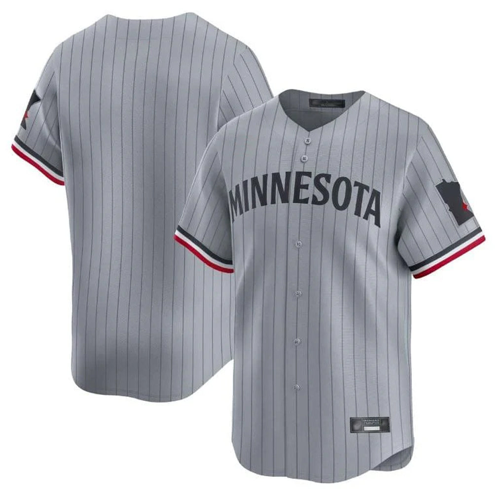 M.Twins ## Twins Blank Player Gray Home Limited Gdoa Stitched Jerseys