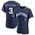 C.Cubs #3 Alex Bregman Player Navy City Connect Limited Elite Home Gdoa Stitched Jerseys