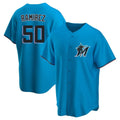 M.Marlins #50 Agustin Ramirez Player Blue Home Game Gdoa Stitched Jerseys