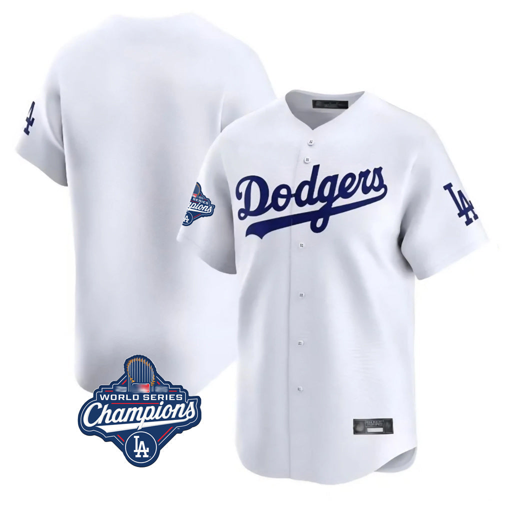 LA.Dodgers ## Dodgers Blank Player White Limited Home World Series Meet Gdoa Stitched Jerseys