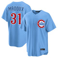 C.Cubs #31 Greg Maddux Player Light Blue Home Game Gdoa Stitched Jerseys