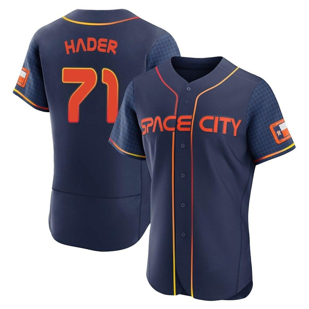 H.Astros #71 Josh Hader Player Navy City Connect Limited Elite Home Gdoa Stitched Jerseys