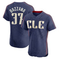 C.Guardians #37 Travis Bazzana Player Navy City Connect Limited Elite Home Gdoa Stitched Jerseys