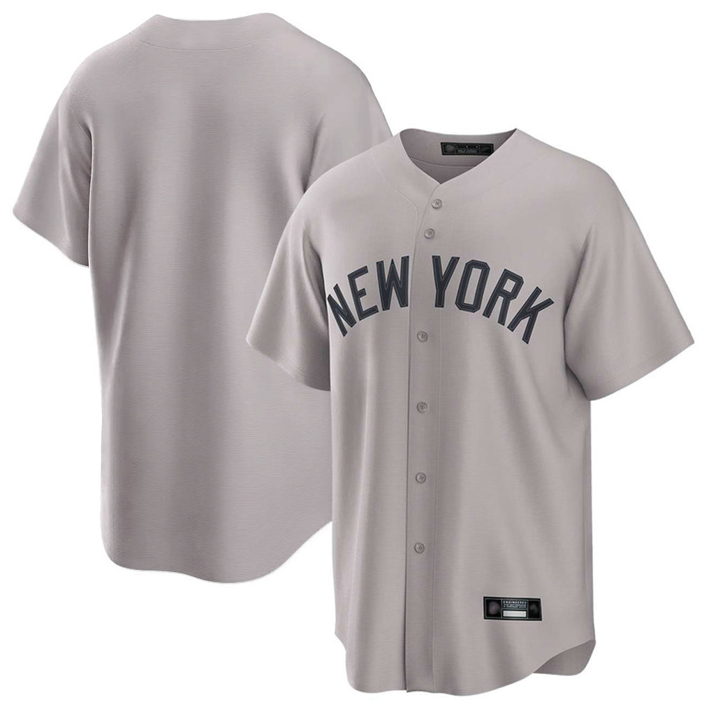 NY.Yankees ## Yankees Blank Player Gray Game Home Stitched Jerseys