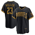 P.Pirates #23 Mitch Keller Player Black 2026 City Connect Home Game Gdoa Stitched Jerseys