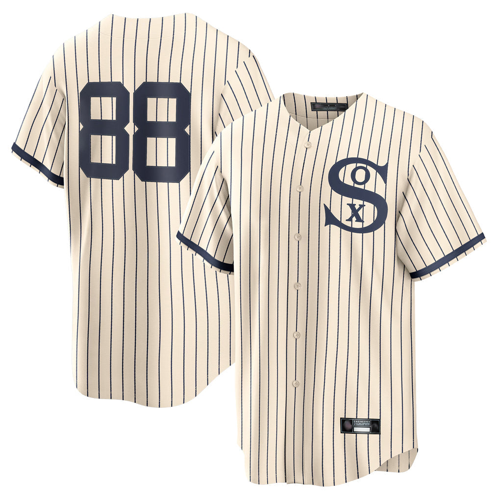 C.White Sox #88 Luis Robert Jr Player Cream Field of Dreams Home Game Gdoa Stitched Jerseys