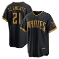 P.Pirates #21 Roberto Clemente Player Black 2026 City Connect Home Limited Stitched Jerseys