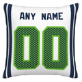 Custom S.Seahawks Pillow Decorative Throw Pillow Case - Print Personalized Football Team Fans Name & Number Birthday Gift Football Pillows